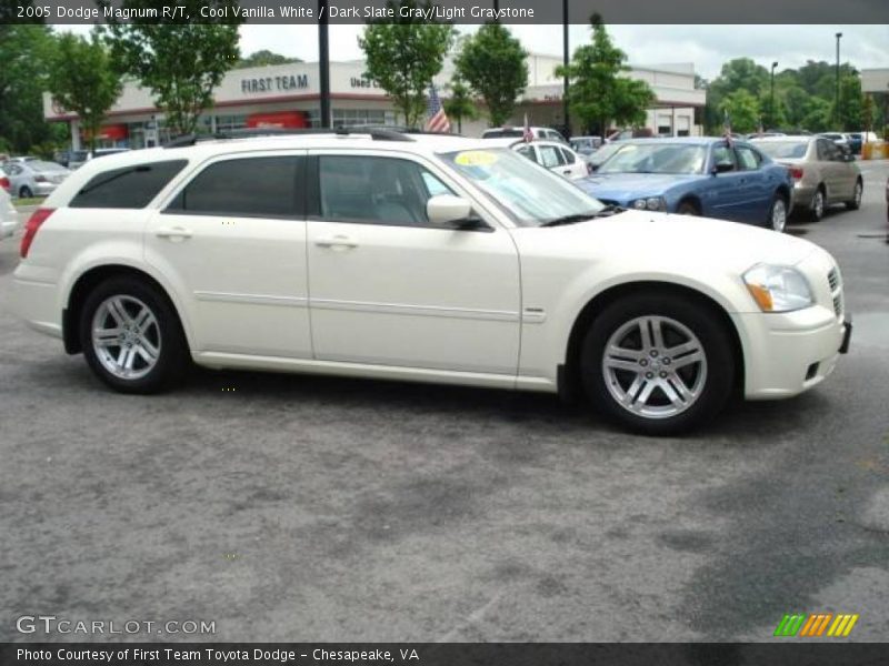 Cool Vanilla White / Dark Slate Gray/Light Graystone 2005 Dodge Magnum R/T