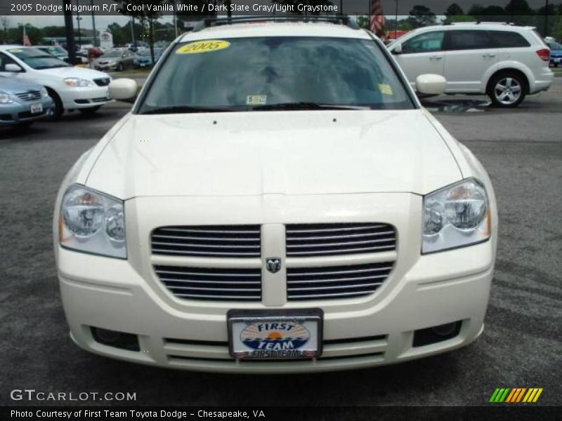 Cool Vanilla White / Dark Slate Gray/Light Graystone 2005 Dodge Magnum R/T