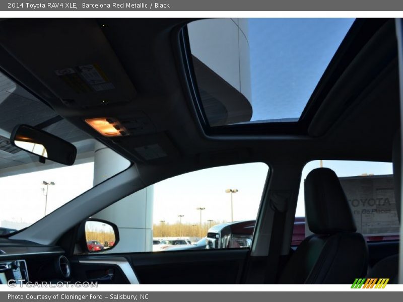 Barcelona Red Metallic / Black 2014 Toyota RAV4 XLE