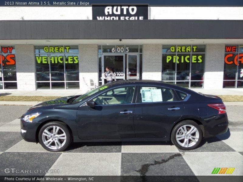 Metallic Slate / Beige 2013 Nissan Altima 3.5 S