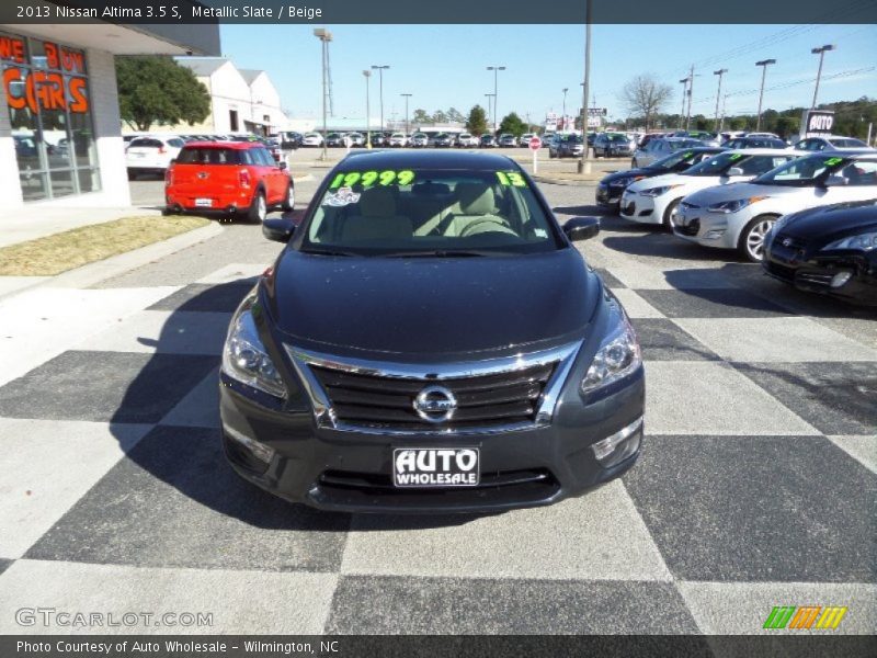 Metallic Slate / Beige 2013 Nissan Altima 3.5 S