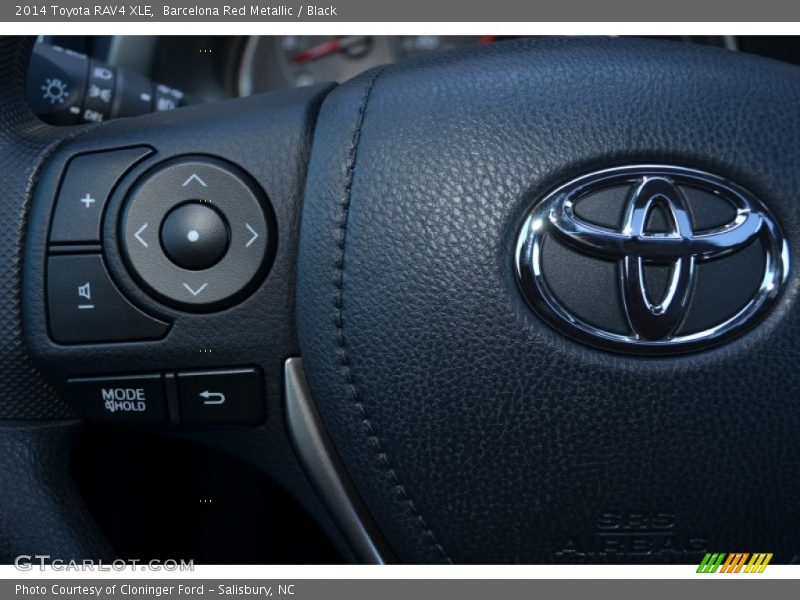 Barcelona Red Metallic / Black 2014 Toyota RAV4 XLE