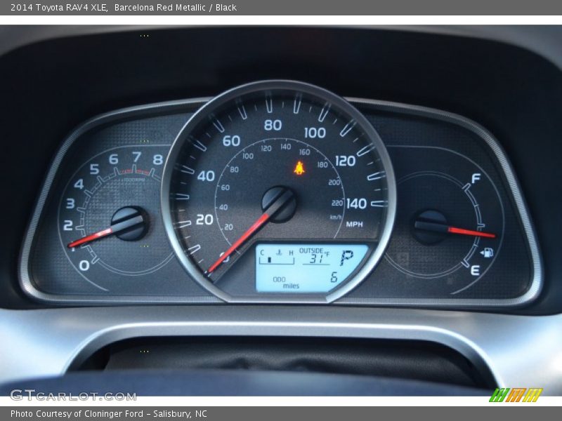  2014 RAV4 XLE XLE Gauges