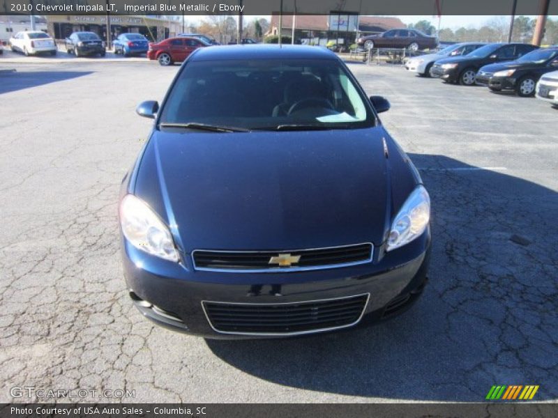 Imperial Blue Metallic / Ebony 2010 Chevrolet Impala LT