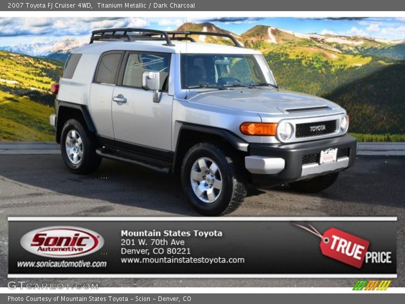 Titanium Metallic / Dark Charcoal 2007 Toyota FJ Cruiser 4WD