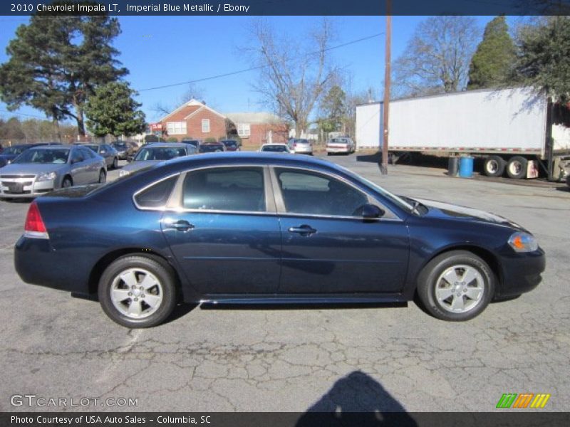 Imperial Blue Metallic / Ebony 2010 Chevrolet Impala LT