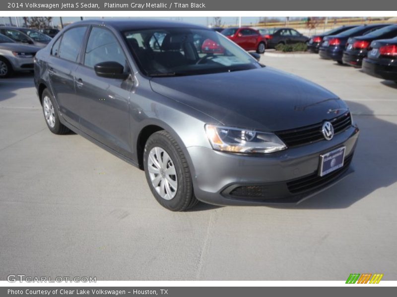 Platinum Gray Metallic / Titan Black 2014 Volkswagen Jetta S Sedan
