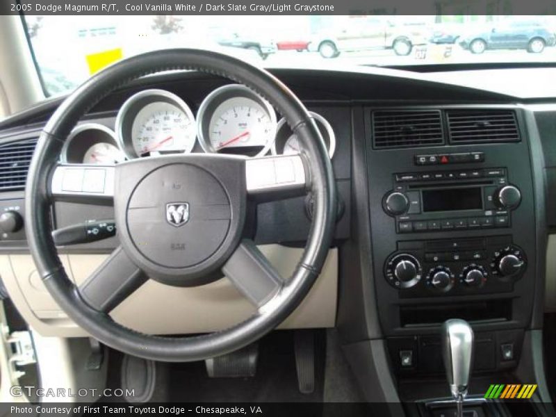 Cool Vanilla White / Dark Slate Gray/Light Graystone 2005 Dodge Magnum R/T