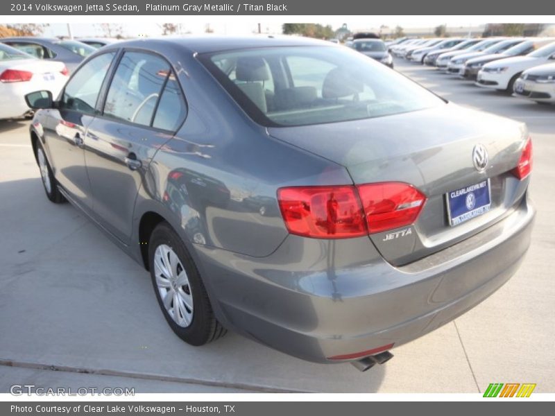 Platinum Gray Metallic / Titan Black 2014 Volkswagen Jetta S Sedan