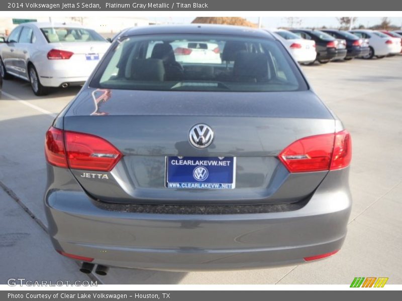 Platinum Gray Metallic / Titan Black 2014 Volkswagen Jetta S Sedan