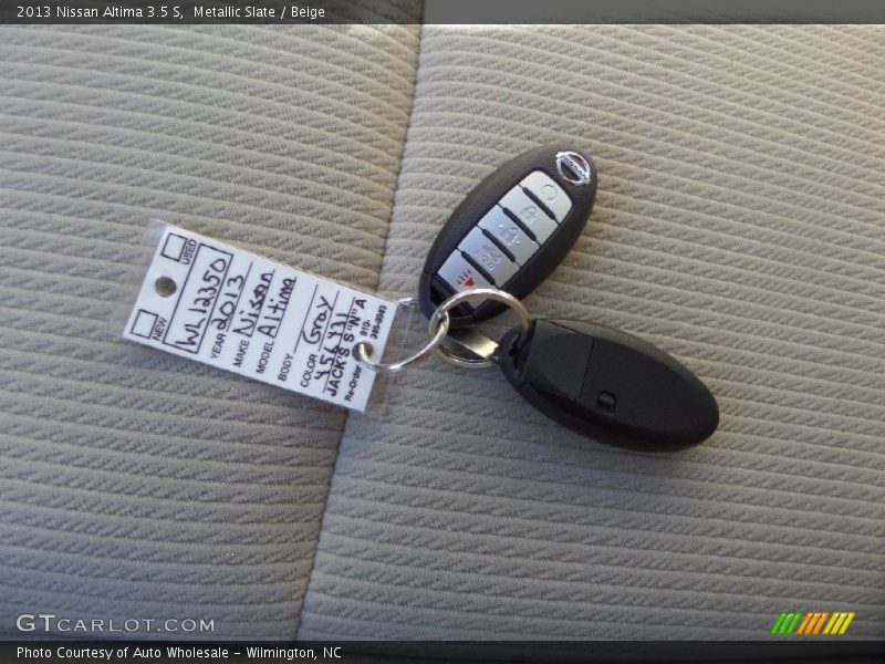 Metallic Slate / Beige 2013 Nissan Altima 3.5 S