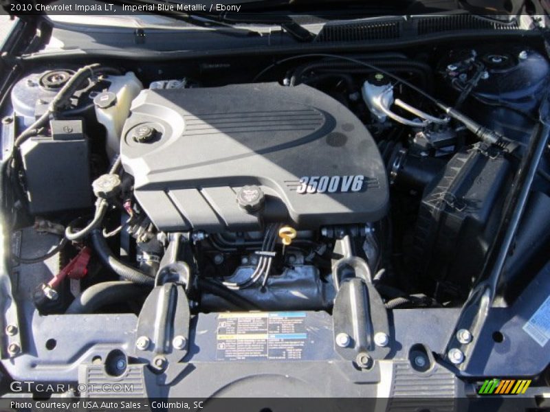 Imperial Blue Metallic / Ebony 2010 Chevrolet Impala LT