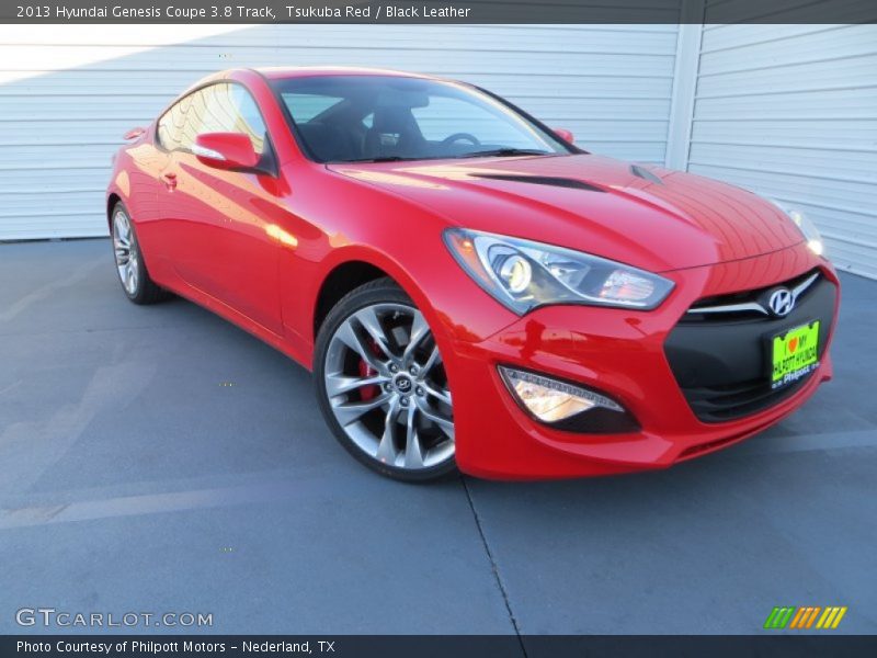 Tsukuba Red / Black Leather 2013 Hyundai Genesis Coupe 3.8 Track