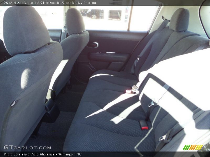 Super Black / Charcoal 2012 Nissan Versa 1.8 S Hatchback