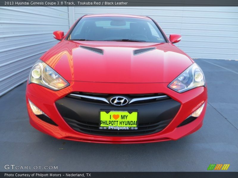 Tsukuba Red / Black Leather 2013 Hyundai Genesis Coupe 3.8 Track