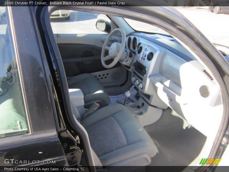 Brilliant Black Crystal Pearl / Pastel Slate Gray 2006 Chrysler PT Cruiser