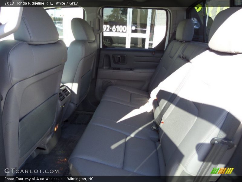 White / Gray 2013 Honda Ridgeline RTL