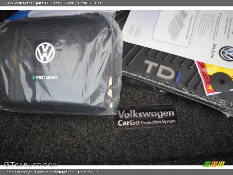 Black / Cornsilk Beige 2014 Volkswagen Jetta TDI Sedan