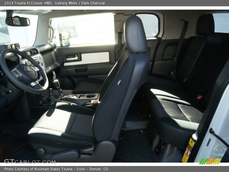 Iceberg White / Dark Charcoal 2014 Toyota FJ Cruiser 4WD
