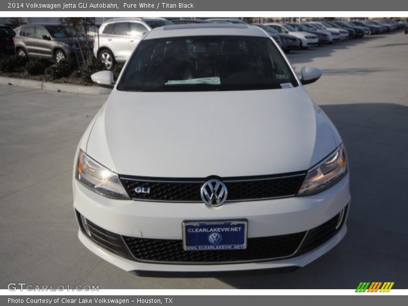 Pure White / Titan Black 2014 Volkswagen Jetta GLI Autobahn