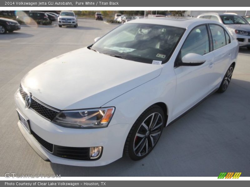Pure White / Titan Black 2014 Volkswagen Jetta GLI Autobahn