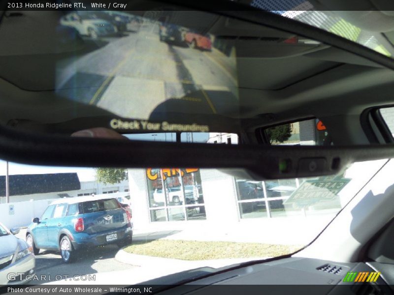 White / Gray 2013 Honda Ridgeline RTL