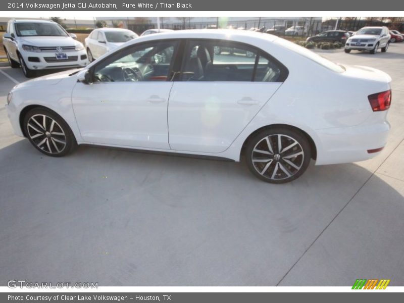 Pure White / Titan Black 2014 Volkswagen Jetta GLI Autobahn