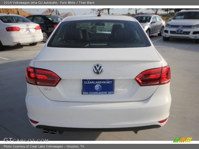 Pure White / Titan Black 2014 Volkswagen Jetta GLI Autobahn
