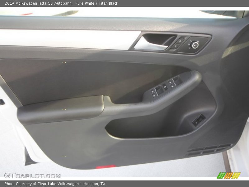 Pure White / Titan Black 2014 Volkswagen Jetta GLI Autobahn