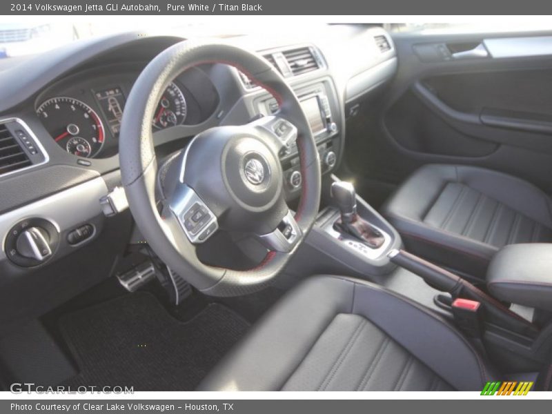 Pure White / Titan Black 2014 Volkswagen Jetta GLI Autobahn