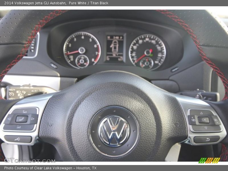 Pure White / Titan Black 2014 Volkswagen Jetta GLI Autobahn
