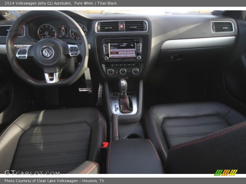 Pure White / Titan Black 2014 Volkswagen Jetta GLI Autobahn
