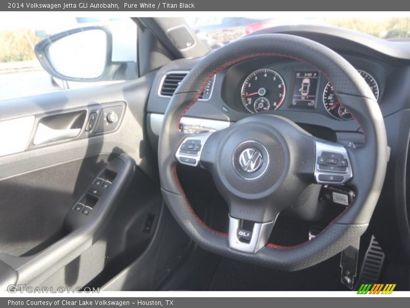 Pure White / Titan Black 2014 Volkswagen Jetta GLI Autobahn