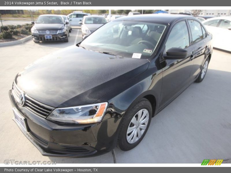 Black / Titan Black 2014 Volkswagen Jetta S Sedan