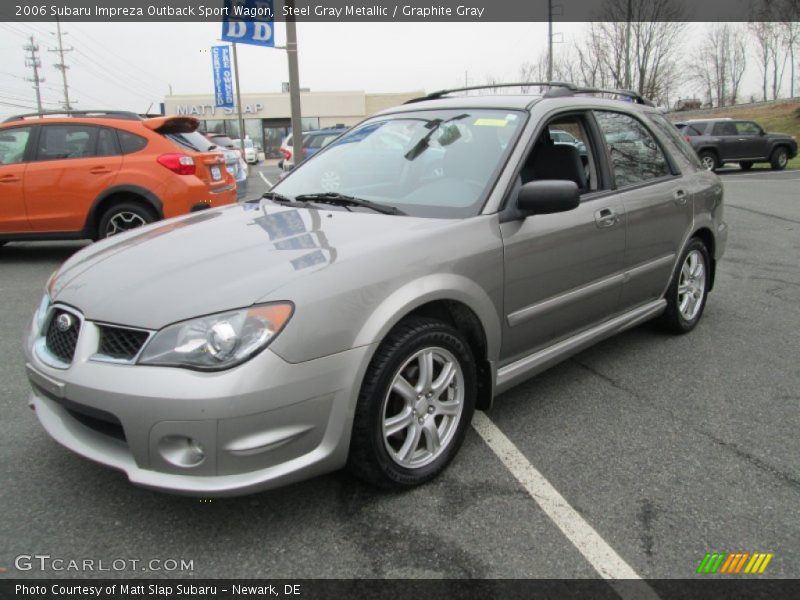 Steel Gray Metallic / Graphite Gray 2006 Subaru Impreza Outback Sport Wagon