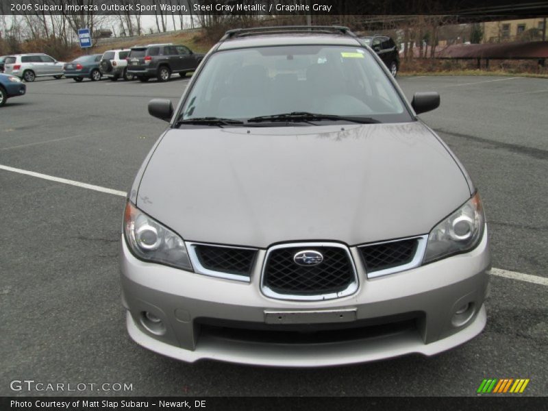 Steel Gray Metallic / Graphite Gray 2006 Subaru Impreza Outback Sport Wagon