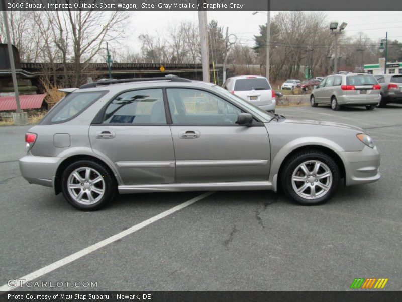 Steel Gray Metallic / Graphite Gray 2006 Subaru Impreza Outback Sport Wagon