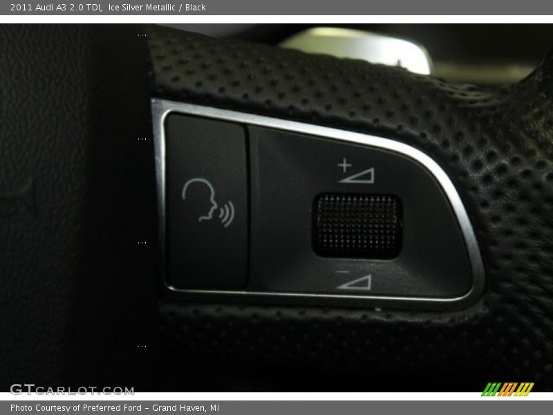 Ice Silver Metallic / Black 2011 Audi A3 2.0 TDI