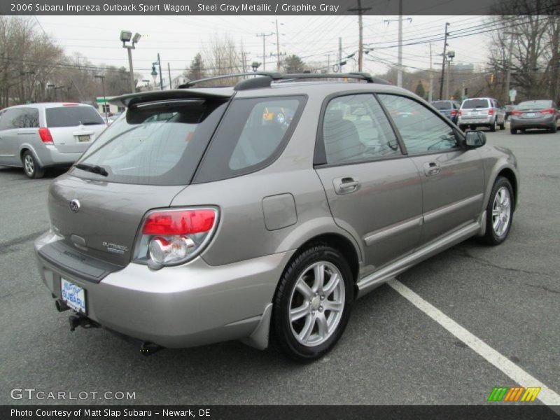 Steel Gray Metallic / Graphite Gray 2006 Subaru Impreza Outback Sport Wagon