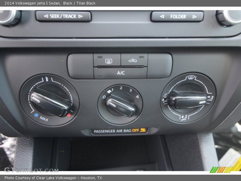 Black / Titan Black 2014 Volkswagen Jetta S Sedan