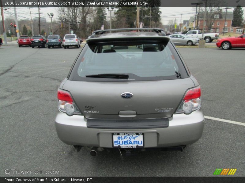 Steel Gray Metallic / Graphite Gray 2006 Subaru Impreza Outback Sport Wagon