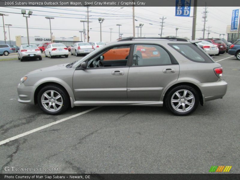 Steel Gray Metallic / Graphite Gray 2006 Subaru Impreza Outback Sport Wagon