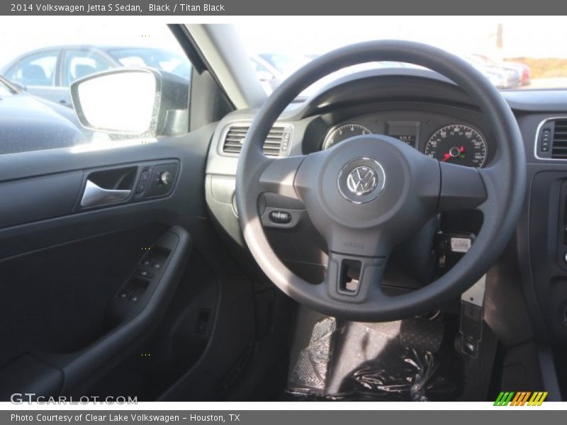 Black / Titan Black 2014 Volkswagen Jetta S Sedan