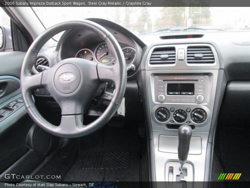 Steel Gray Metallic / Graphite Gray 2006 Subaru Impreza Outback Sport Wagon
