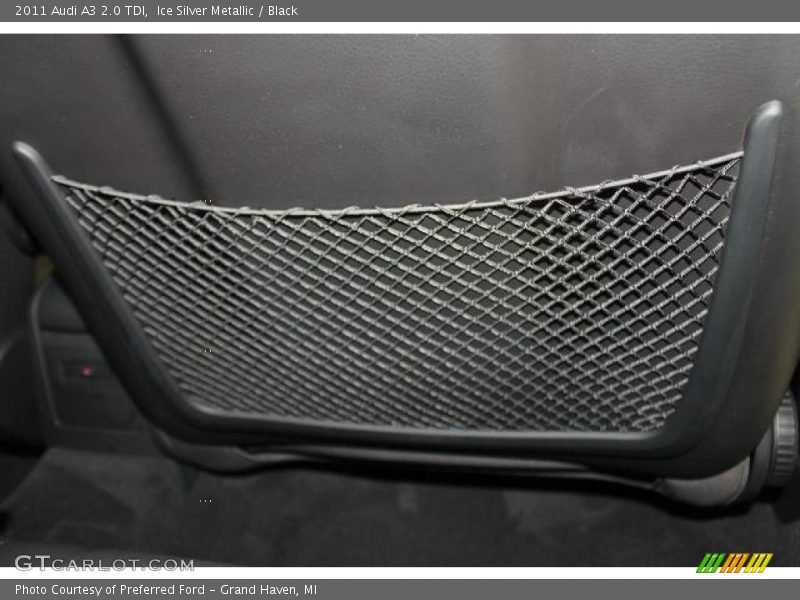 Ice Silver Metallic / Black 2011 Audi A3 2.0 TDI