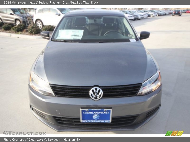 Platinum Gray Metallic / Titan Black 2014 Volkswagen Jetta S Sedan