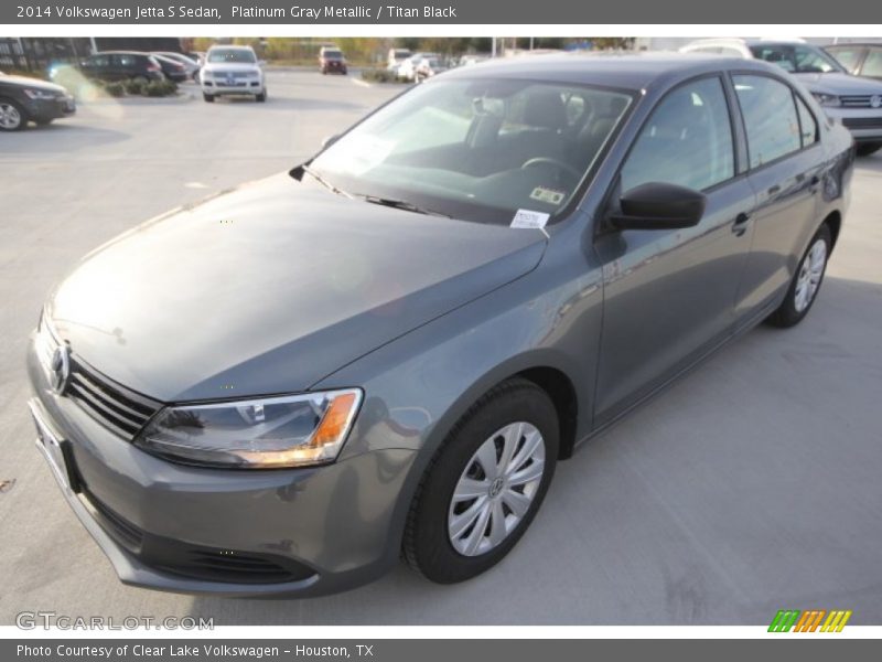 Platinum Gray Metallic / Titan Black 2014 Volkswagen Jetta S Sedan