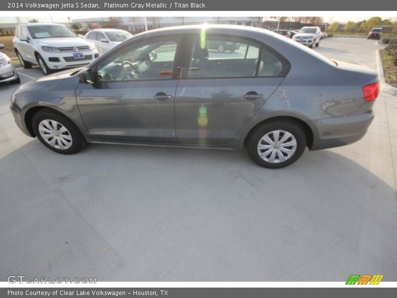 Platinum Gray Metallic / Titan Black 2014 Volkswagen Jetta S Sedan