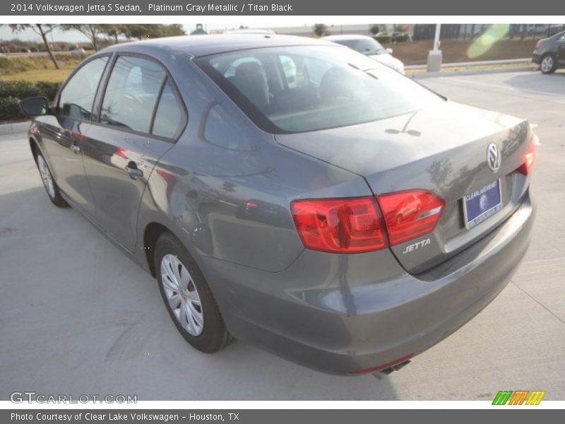Platinum Gray Metallic / Titan Black 2014 Volkswagen Jetta S Sedan