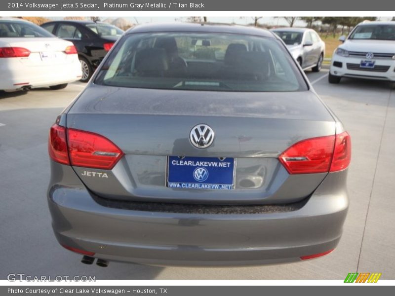 Platinum Gray Metallic / Titan Black 2014 Volkswagen Jetta S Sedan